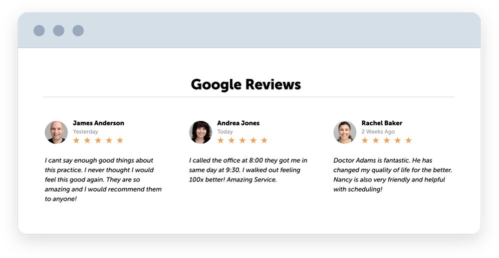 Review Widgets